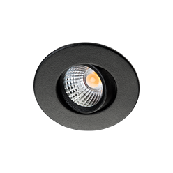 Downlight/spot/schijnwerper Nano Tilt SG SG NANO TILT MAT ZWART 4W LED 2700K 36D 907014